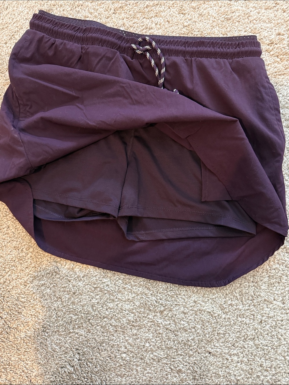 Purple Drawstring Skort - Picture 4 of 4